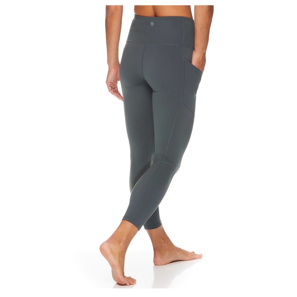 GAIAM Om 7:8 High-Rise Pocket Performance Leggings (Large)